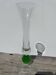 Green Murano glass vase