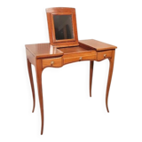 Louis XV style dressing table in cherry wood from the 1950s