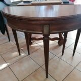Table console demi-lune style Louis XVI