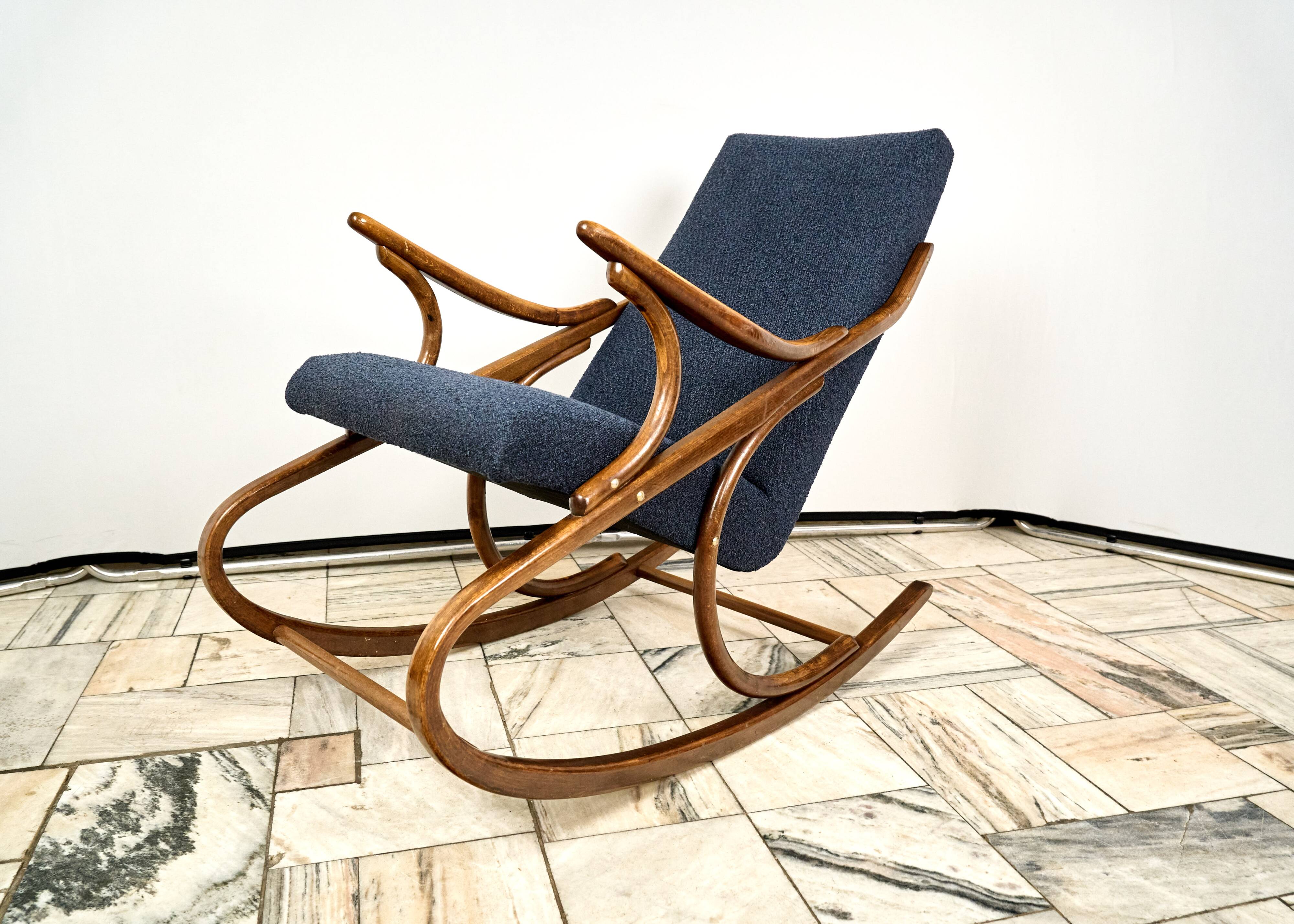 Bentwood Rocking Chair from Ton, 1960s, Czecoslovakia