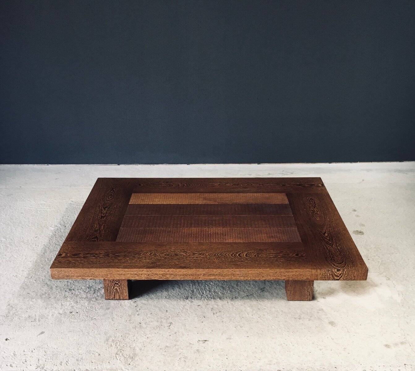 Postmodern Wengé Coffee Table, 1990s