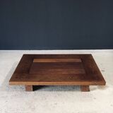 Postmodern Wengé Coffee Table, 1990s