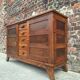 Buffet reconstruction René Gabriel vintage, meuble ancien dit de sinis