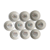 St Amand Longchamp plates