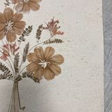 Planche fleurs séchées