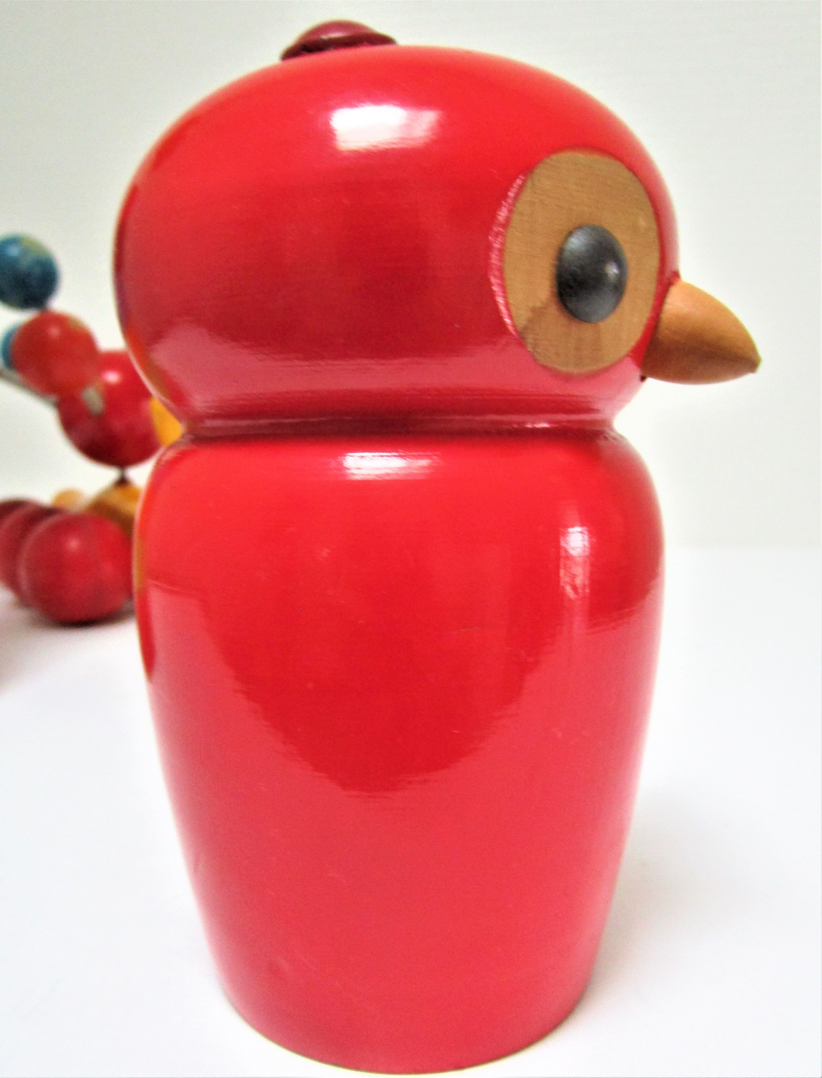 three toys wood nice snail rabbit vintage design FMF Kouvalias