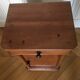 Fruit wood bedside