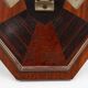Porte-manteau mural Art Déco à marqueterie géométrique, France vers 1930
