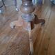 Table ronde bois massif