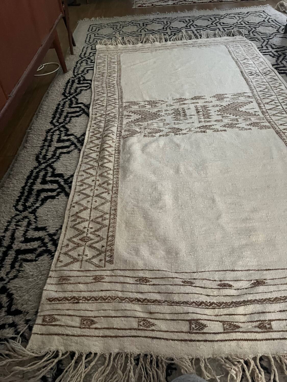 Berber kilim wool rug