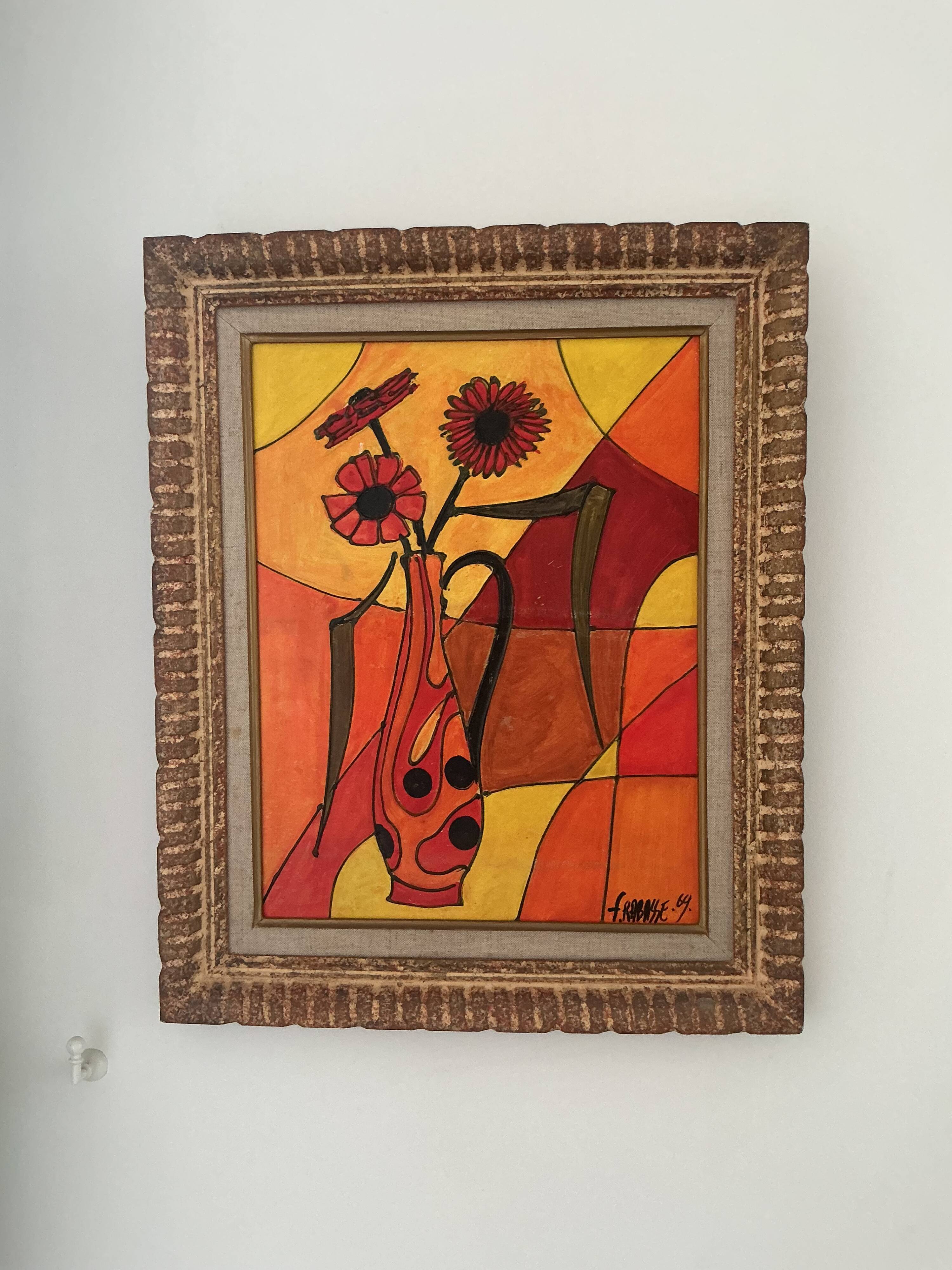 Painting - oil on canvas - François Rabasse 1969