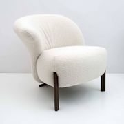 Post-Modern Italian Design Bouclè Armchair, 1980s