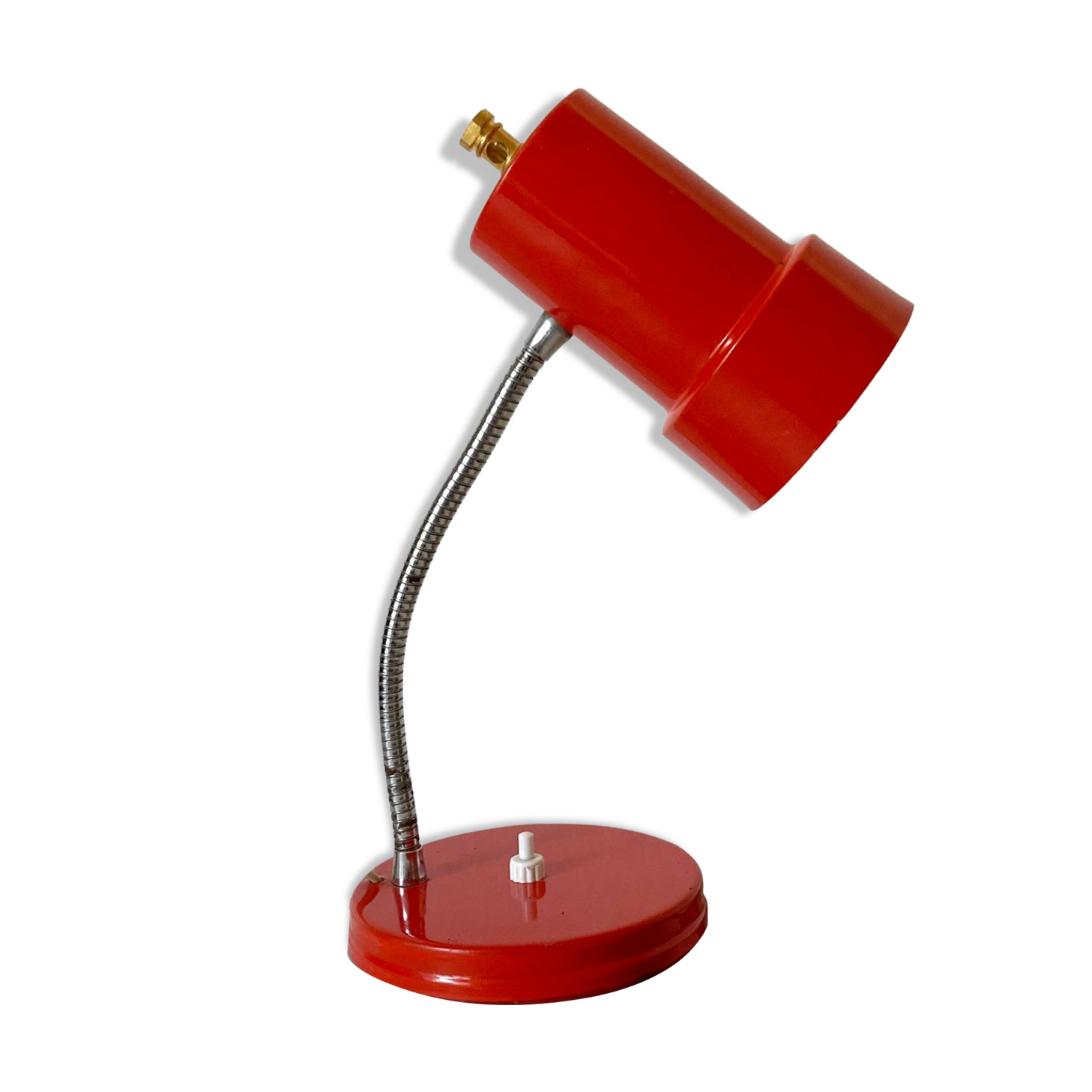 Vintage desk casserole lamp, 70s