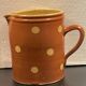 Large Savoie Polka Dot Pitcher, Said Le Savoyard H 18.5 cm