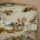 Pair of Custom Love Seat Howard Armchairs Mulberry Morning Gallop Velvet