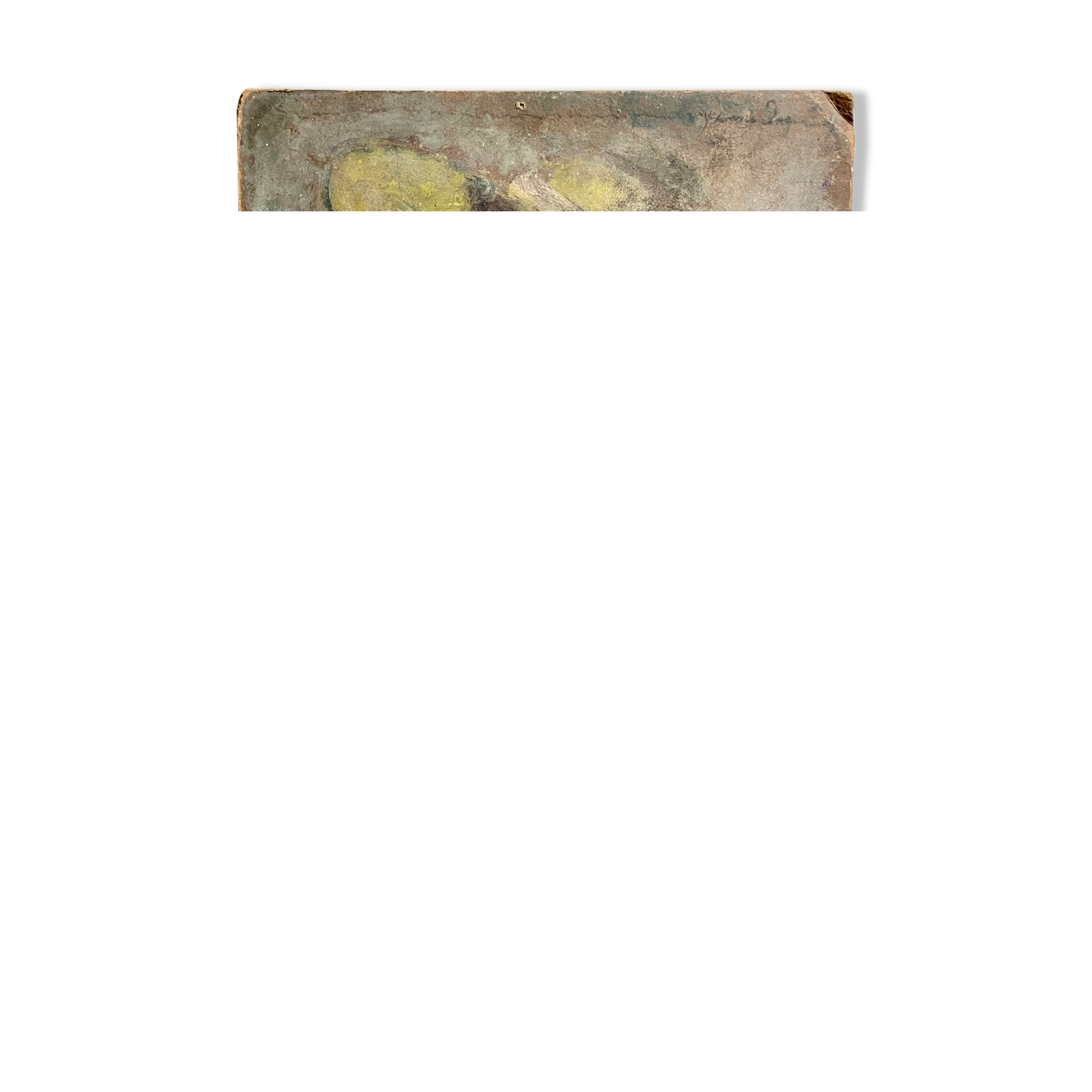 The bather in the yellow hat