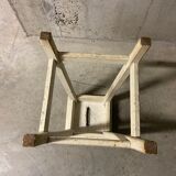 Wooden workshop stool