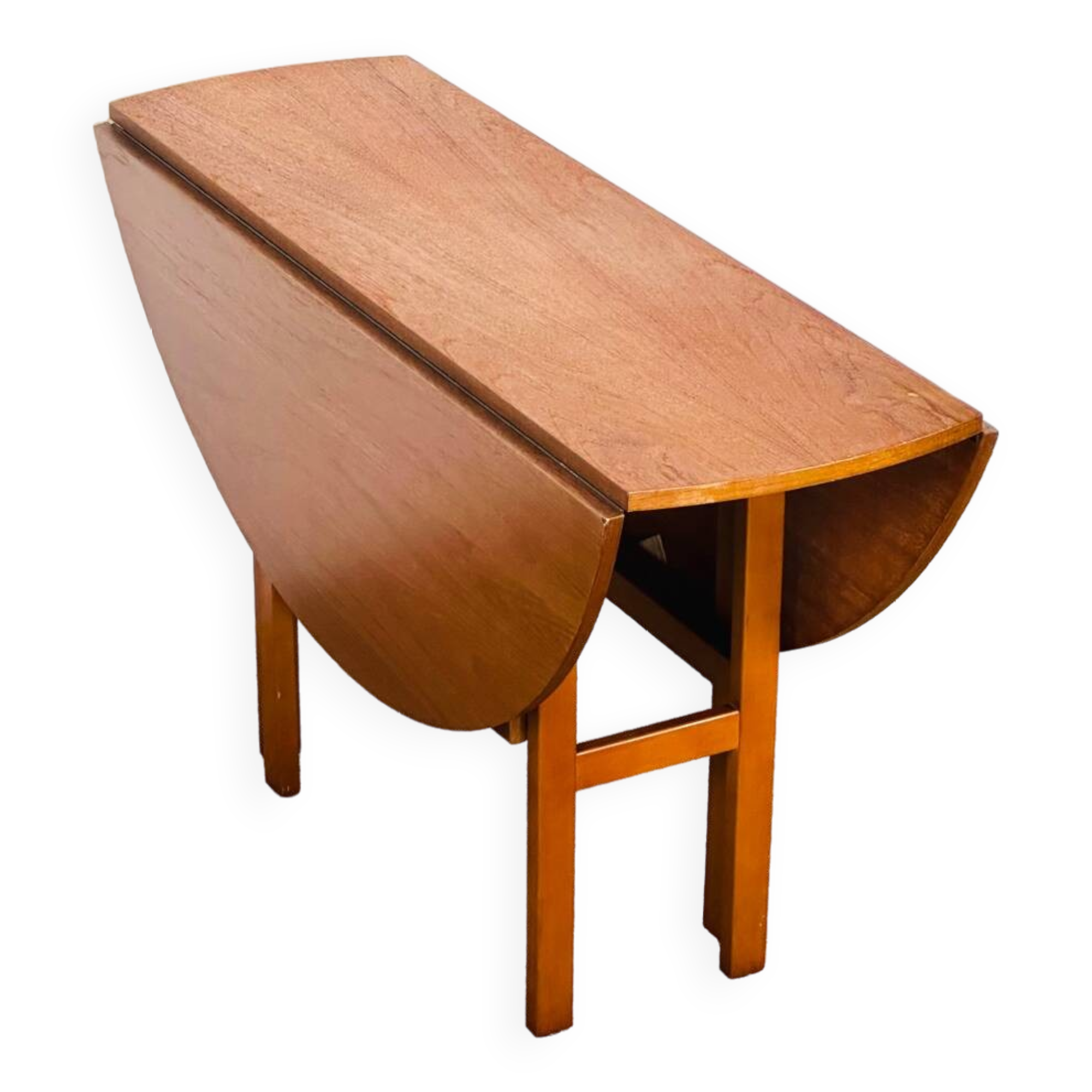 Scandinavian teak folding dining table