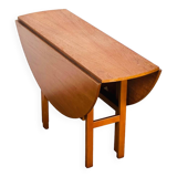 Scandinavian folding teak dining table