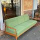 Daybed of the 60s vintage in wood and fabric