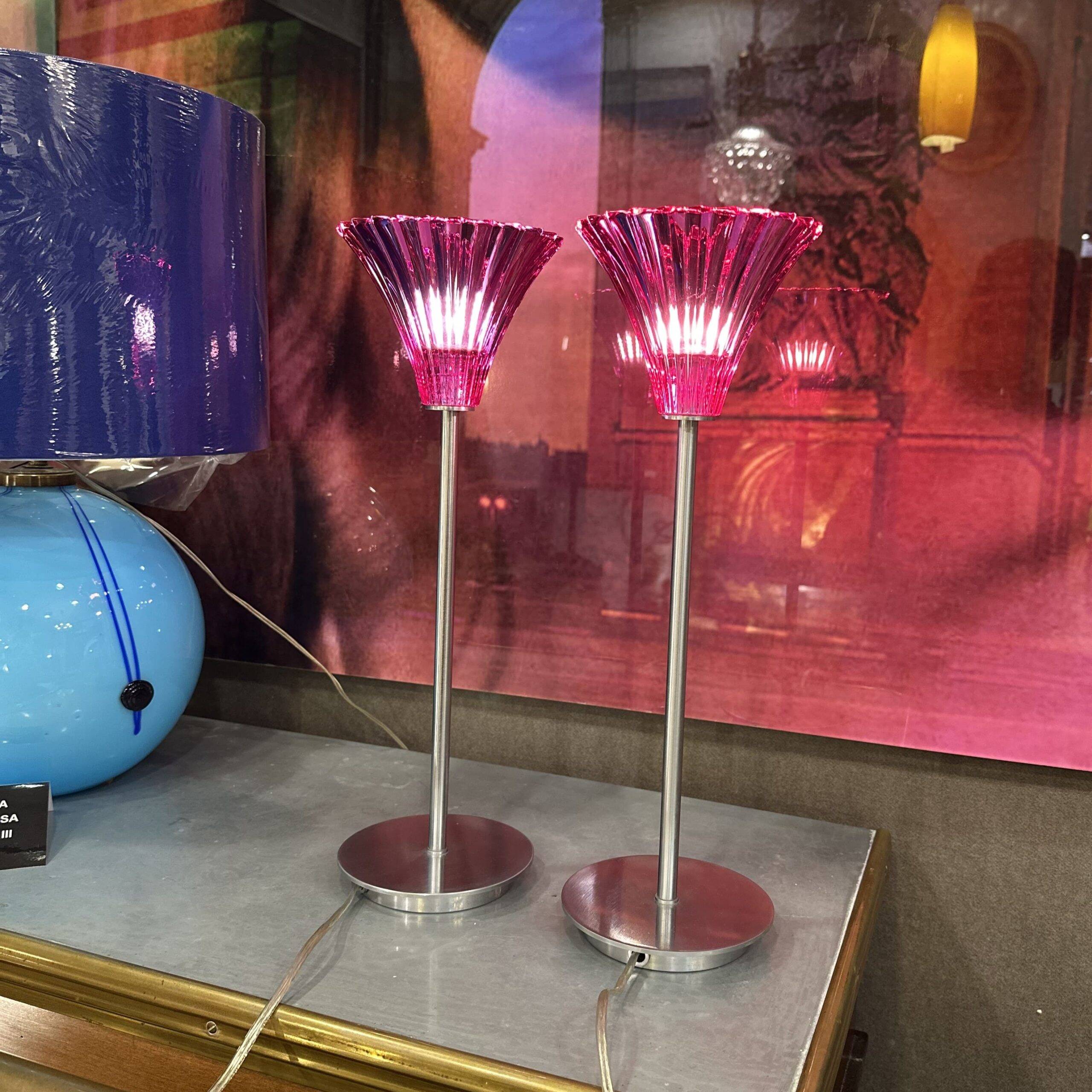Pair of "Mille Nuits" table lamps, Mathias for Baccarat, 2000s - France