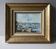 Tableau huile sur toile signée Christian Delobel, Golfe du Morbihan