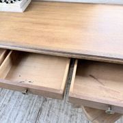 Oak console table from the 1960s.