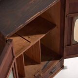 Japanese kodansu side cabinet with glass doors, early Taishō-Showa period (circa 1915-1940) #30