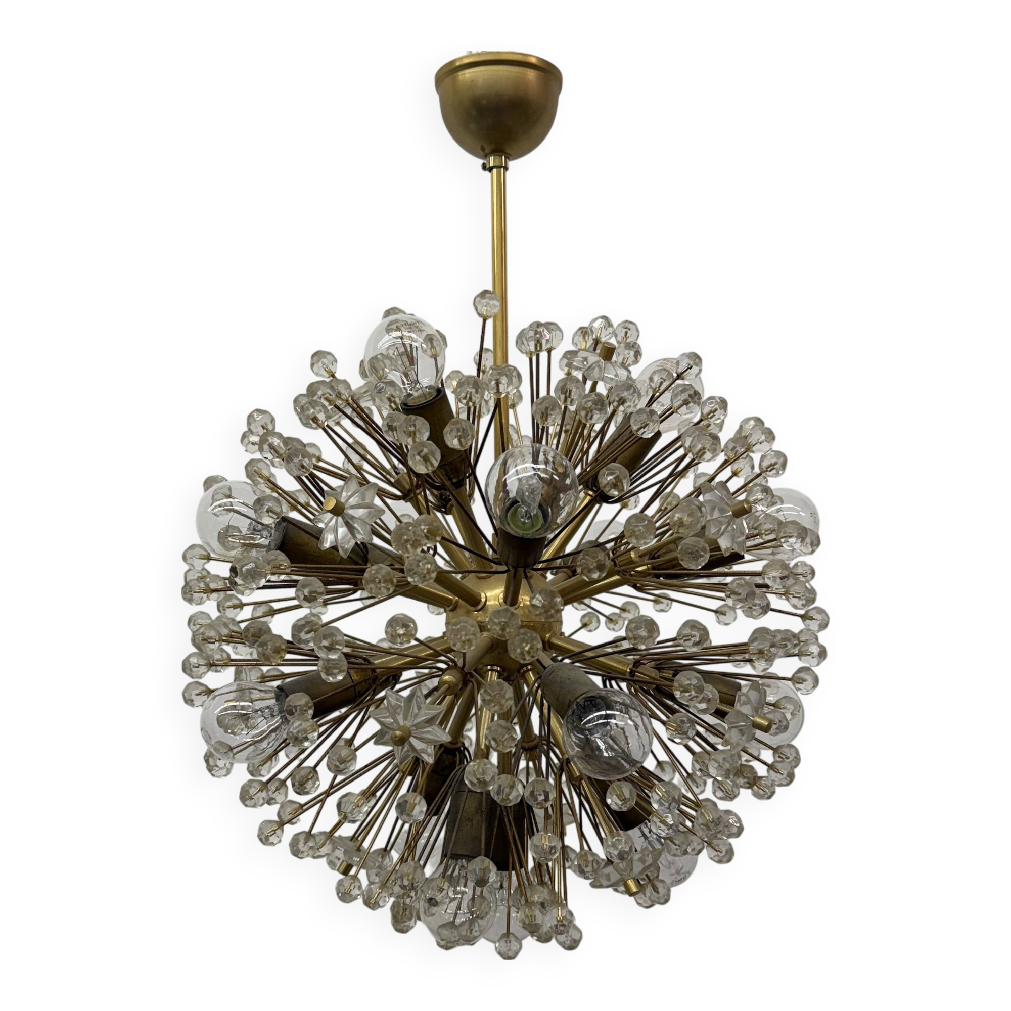 Starburst Brass Chandelier by Emil Stejnar, Austria 1960s