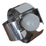 Silver Space Age wall light