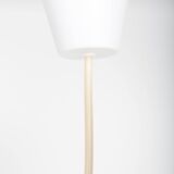 Vintage pendant light with brushed aluminum slats, 1970s