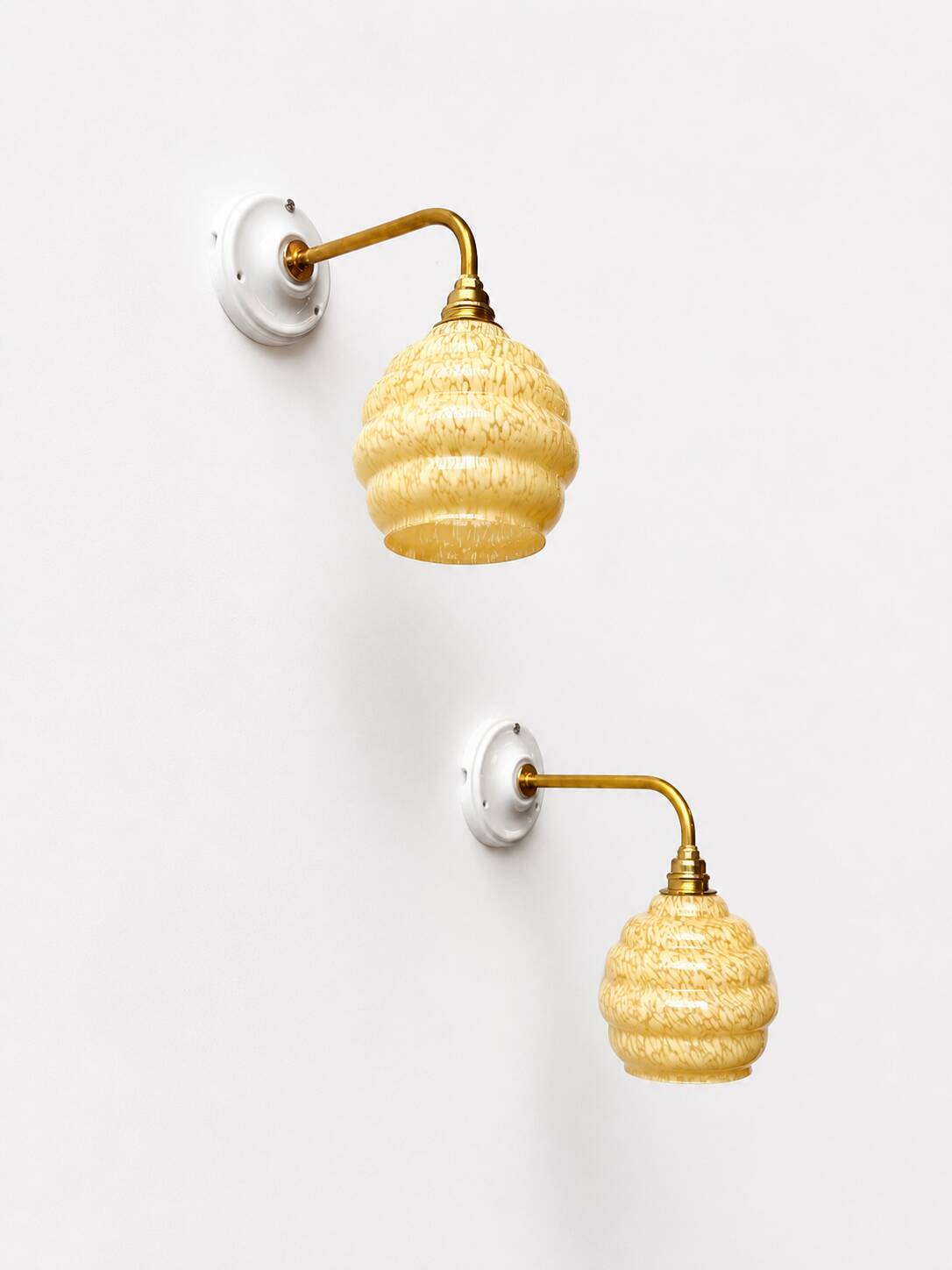 Vintage Clichy wall lights