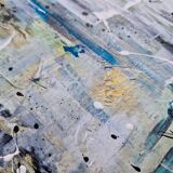 Abstract painting table