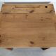 Striped pine office counter