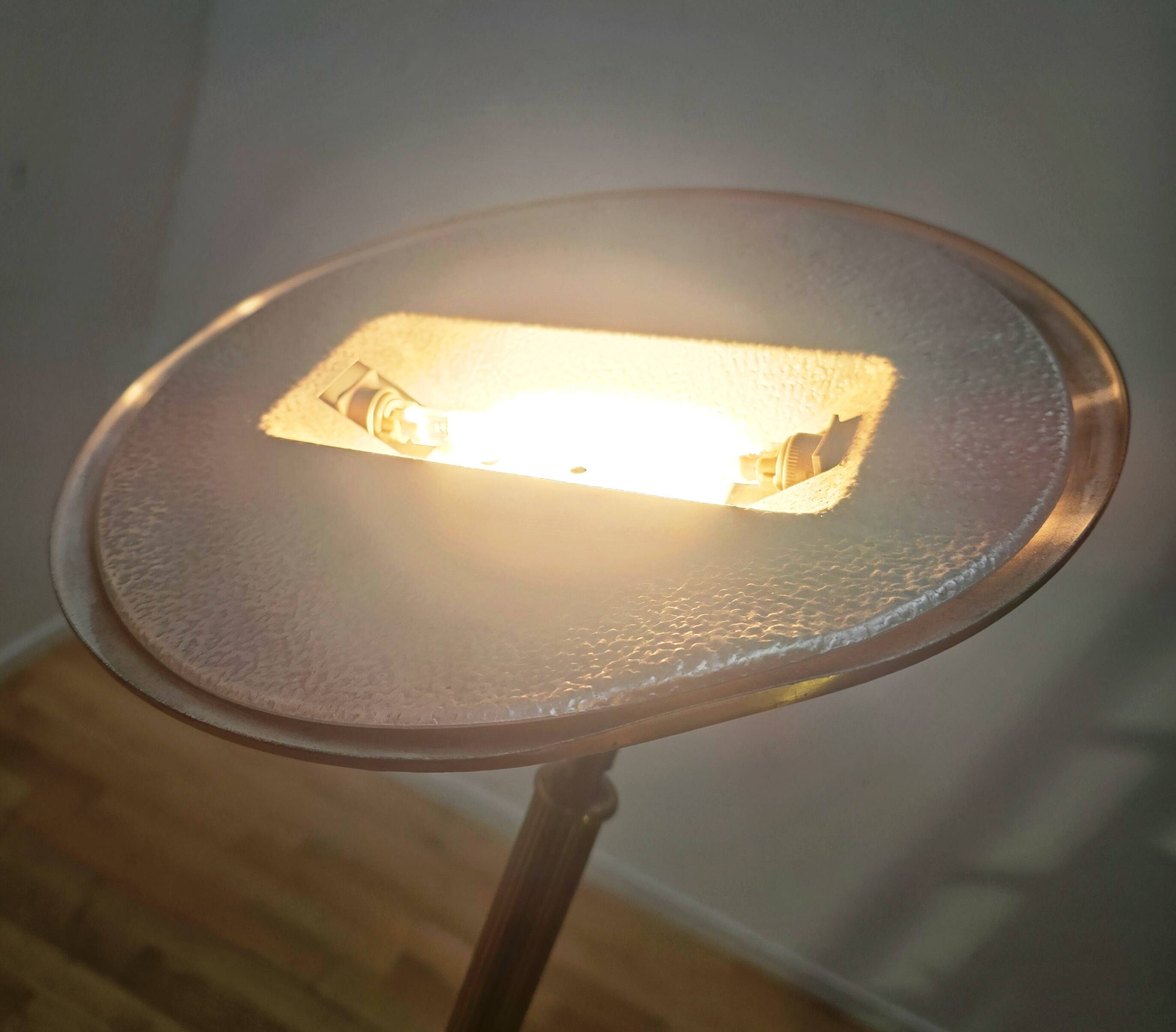 Vintage brass floor lamp