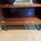 Directoire style bookcase in mahogany, decorated with gilded bronze.