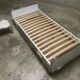 Bed and bedside table design style 1970 ' vintage/sofa.