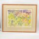 Pastel by Jean Cluseau Lanauve The vines in Beaujolais 1981