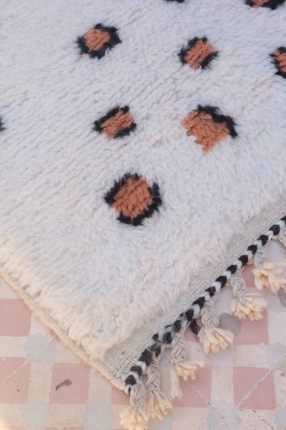 Tapis berbère léopard fait-main