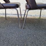 Paire de chaises design 50