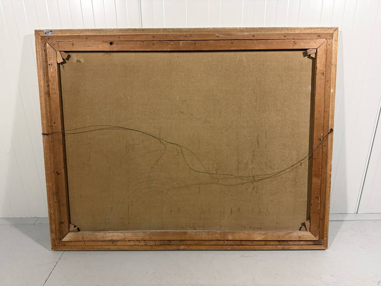 Large mid-century  still-life painting 1962