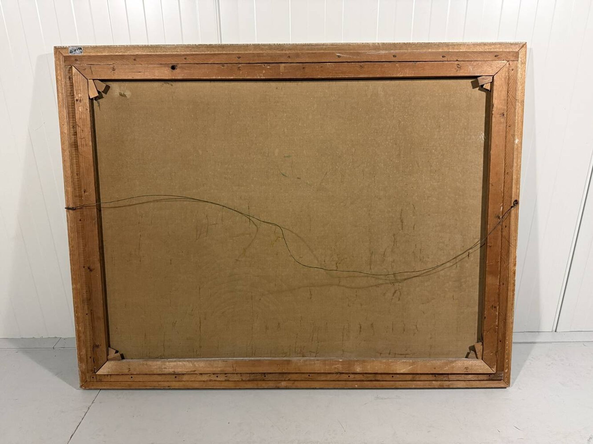 Large mid-century  still-life painting 1962