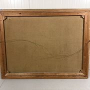 Large mid-century  still-life painting 1962
