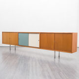 Sideboard in teak, 300cm