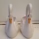 Vintage pair of ceramic pots shaped as swans