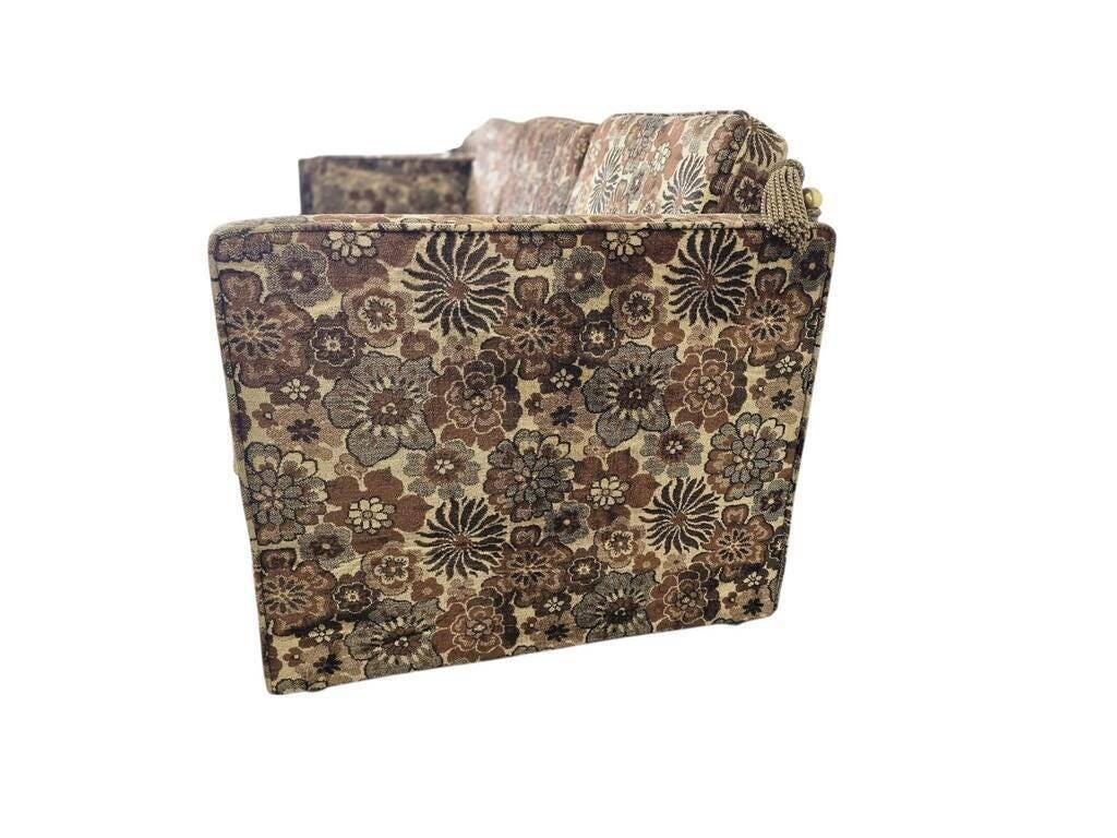 Vintage three-seater folding sofa bed