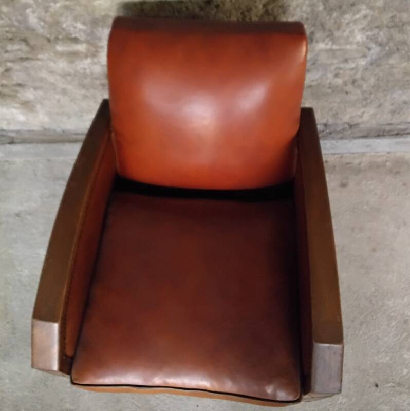 Pair of art deco armchairs