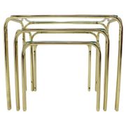 Set of three midcentury nesting tables / around 1980s