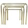 Set of three midcentury nesting tables / around 1980s