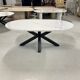White ceramic coffee table